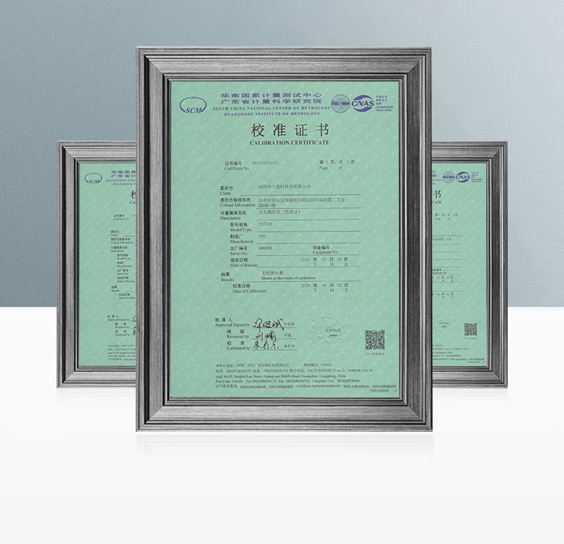 PS2040 Calibration Certificate