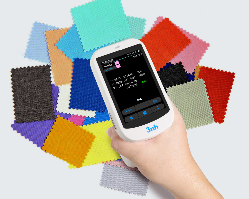 Color difference detection of fabric samples