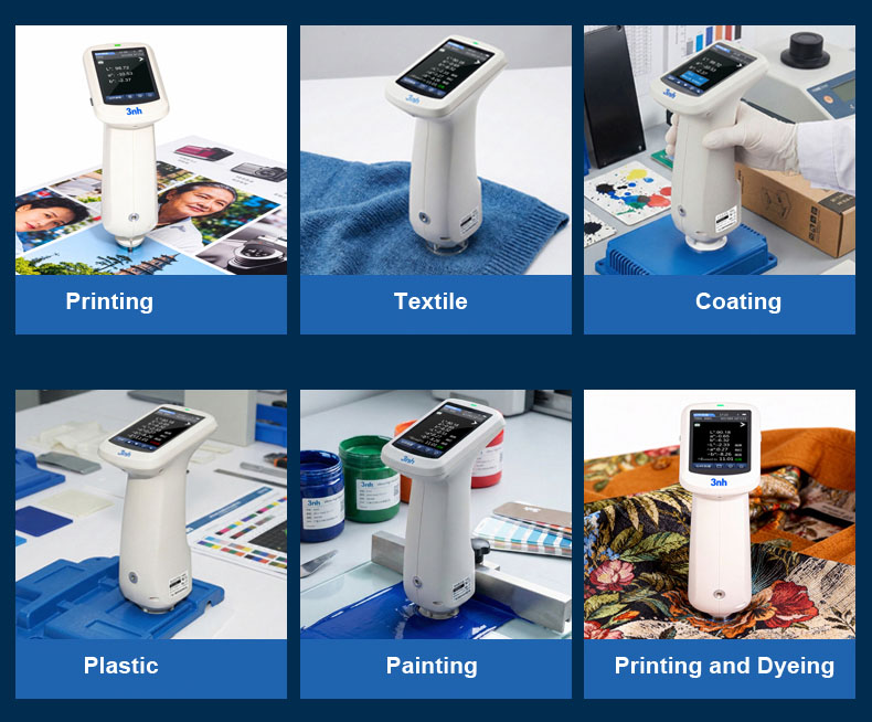Widely used for color difference quality control in various industries