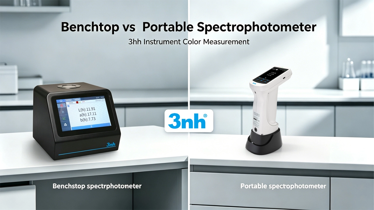 Benchtop vs Portable Spectrophotometer for color measurement