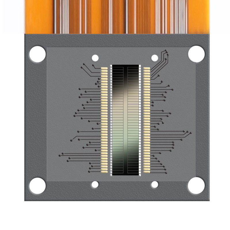 Silicon photodiode array (double 40 array) sensor